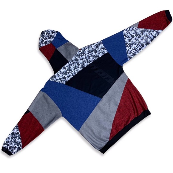 1/1 Stretchy Athletic Hoodie. Super soft. Digital Camo, custom clothing hoodie - Picture 8 of 10